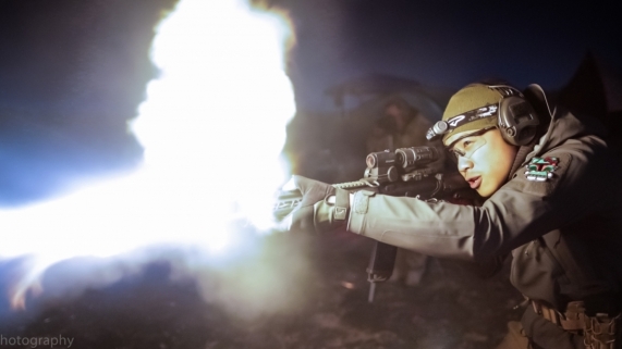 muzzle flash