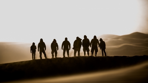 sand dunes group photo